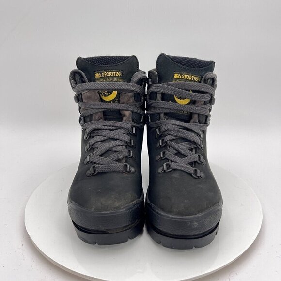 La Sportiva Men Size EU 38.5 US 6.5 Black Leather Mountaineering Hiking Boot main image 12